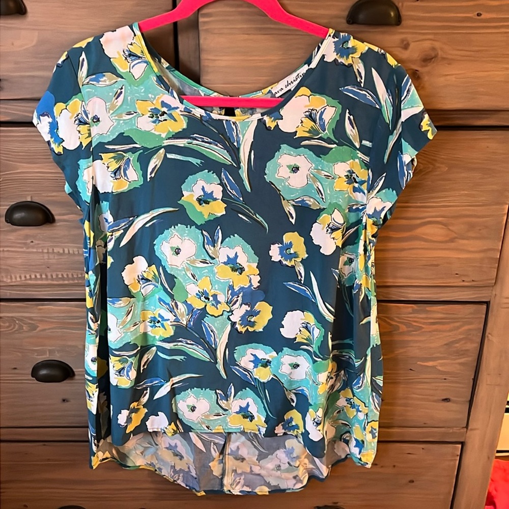 EUC Ava Christine top sz L
